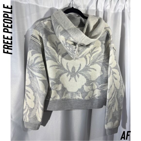 FREE PEOPLE GEORGIA SWEATER JACKET NEW NWT - Picture 4 of 6